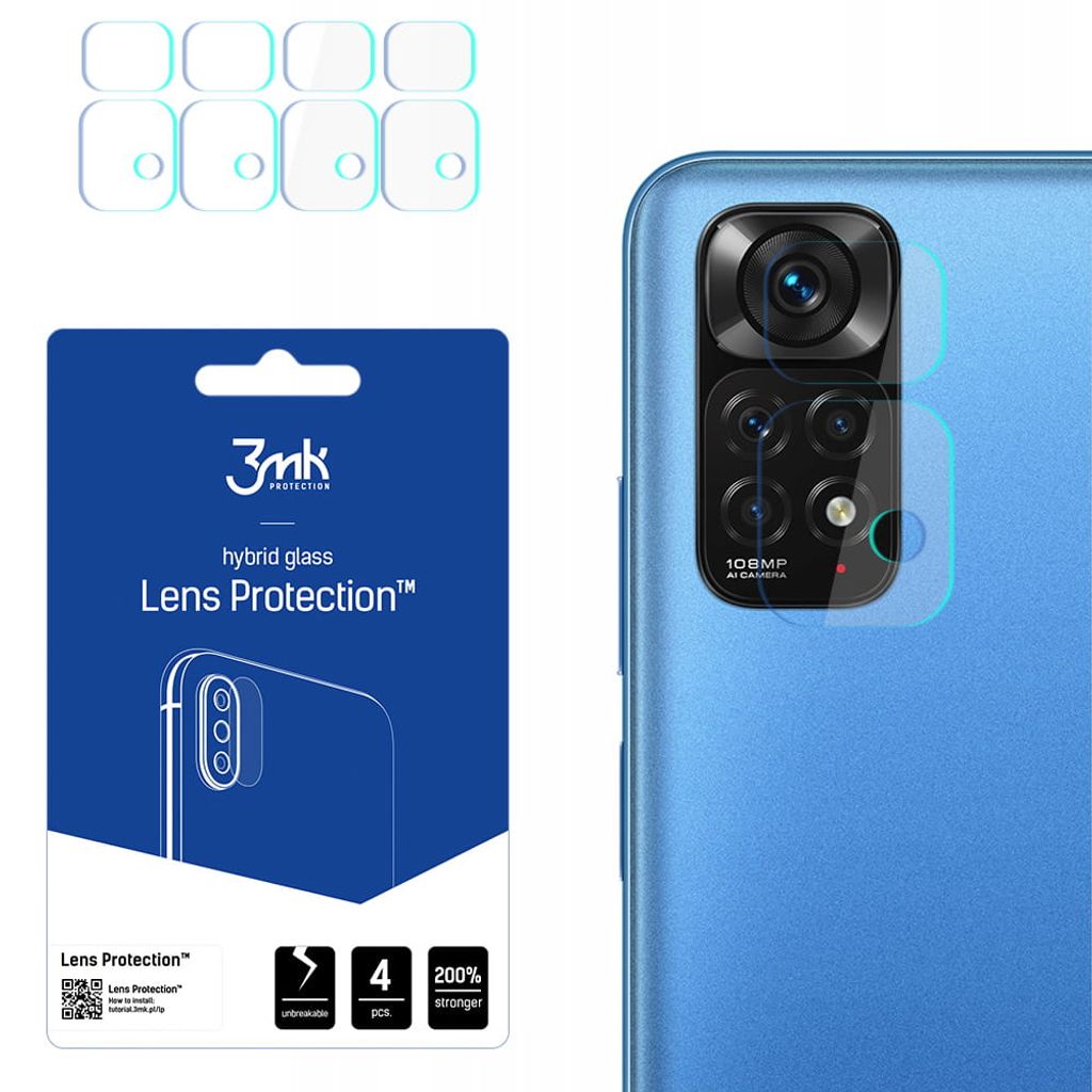 3mk Hybridglas Lens Protection für Xiaomi Redmi Note 11s 4G Produktbild 
