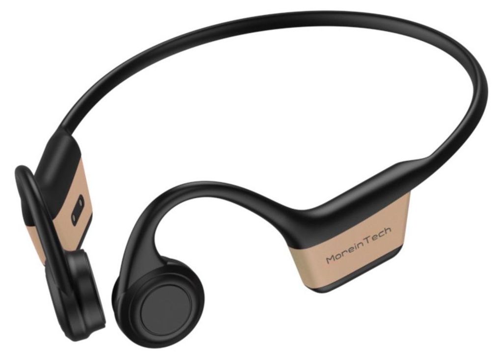 INF Knochenleitungskopfhörer – Kabelloses Sport-Headset mit offenem Ohr, Bluetooth V5.4, IPX5, magnetischem Ladeanschluss und 8–12 Stunden Akk...