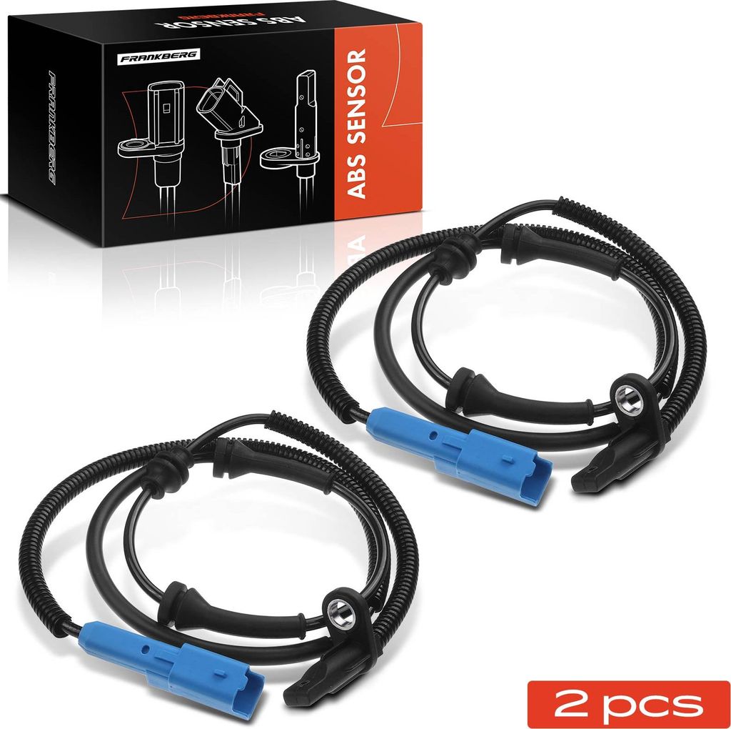 Frankberg 2x ABS Sensor Vorne für Citroën C3 II Picasso C4 Cactus C-Elysee DS3 Cabriolet DS Peugeot 207