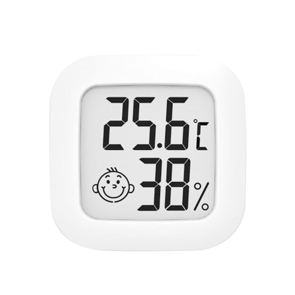 LCD Digital Thermometer Feuchtigkeitsmesser Hygrometer Raumtemperatur Wecker 