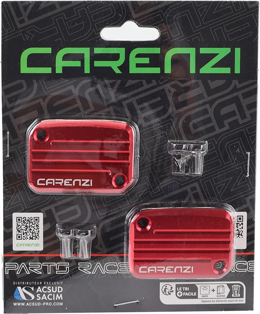 Cache-pompes de frein Carenzi pour customiser son scooter ou sa moto 50