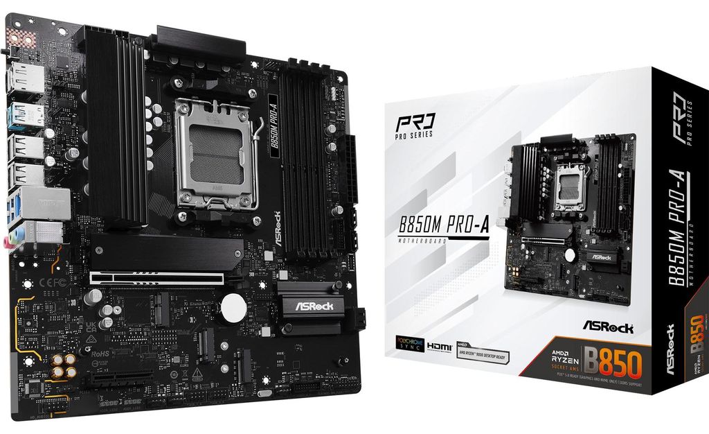ASRock B850M Pro-A               AM5 mATX HDMI/DP       Produktbild 