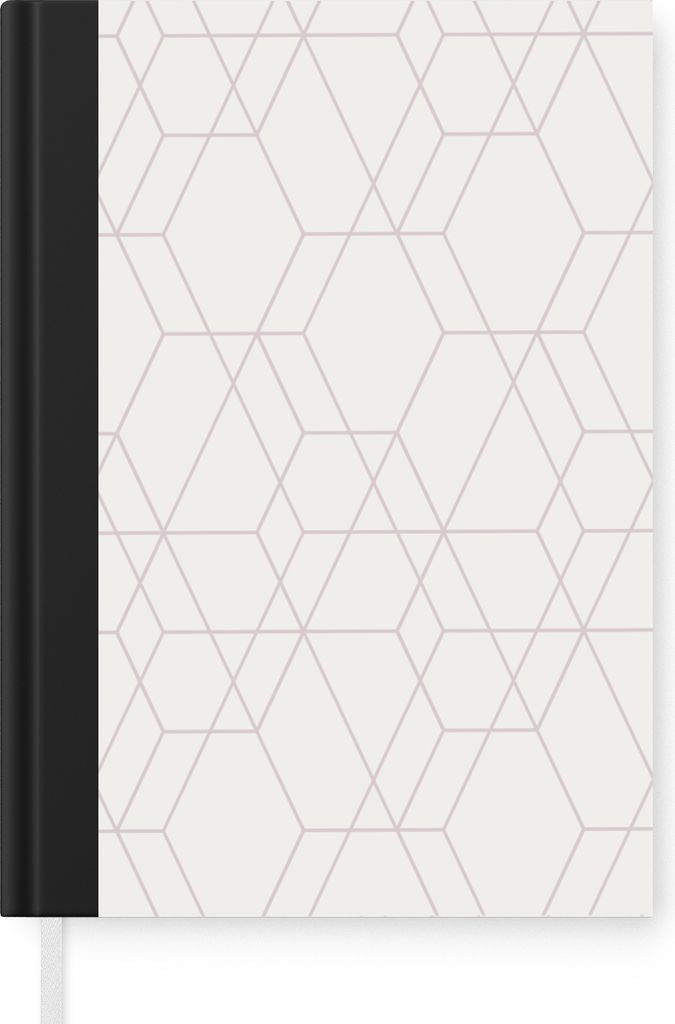 MuchoWow Notizbuch Tagebuch Haushaltsbuch Notebook A5 Mosaik - Gestaltung - Geometrie - Notizblock - Notizheft - Notebook - Schreibblock - Papier