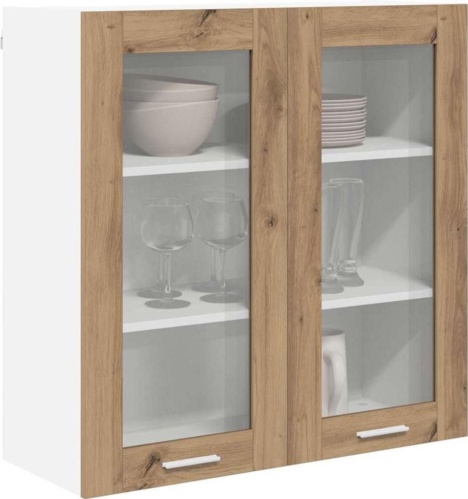 (Design 2026) Hängeschrank Artisan-Eiche 80 x 31 x 80cm Holzwerkstoff - HOMMIE 651116 - Küchenschränke