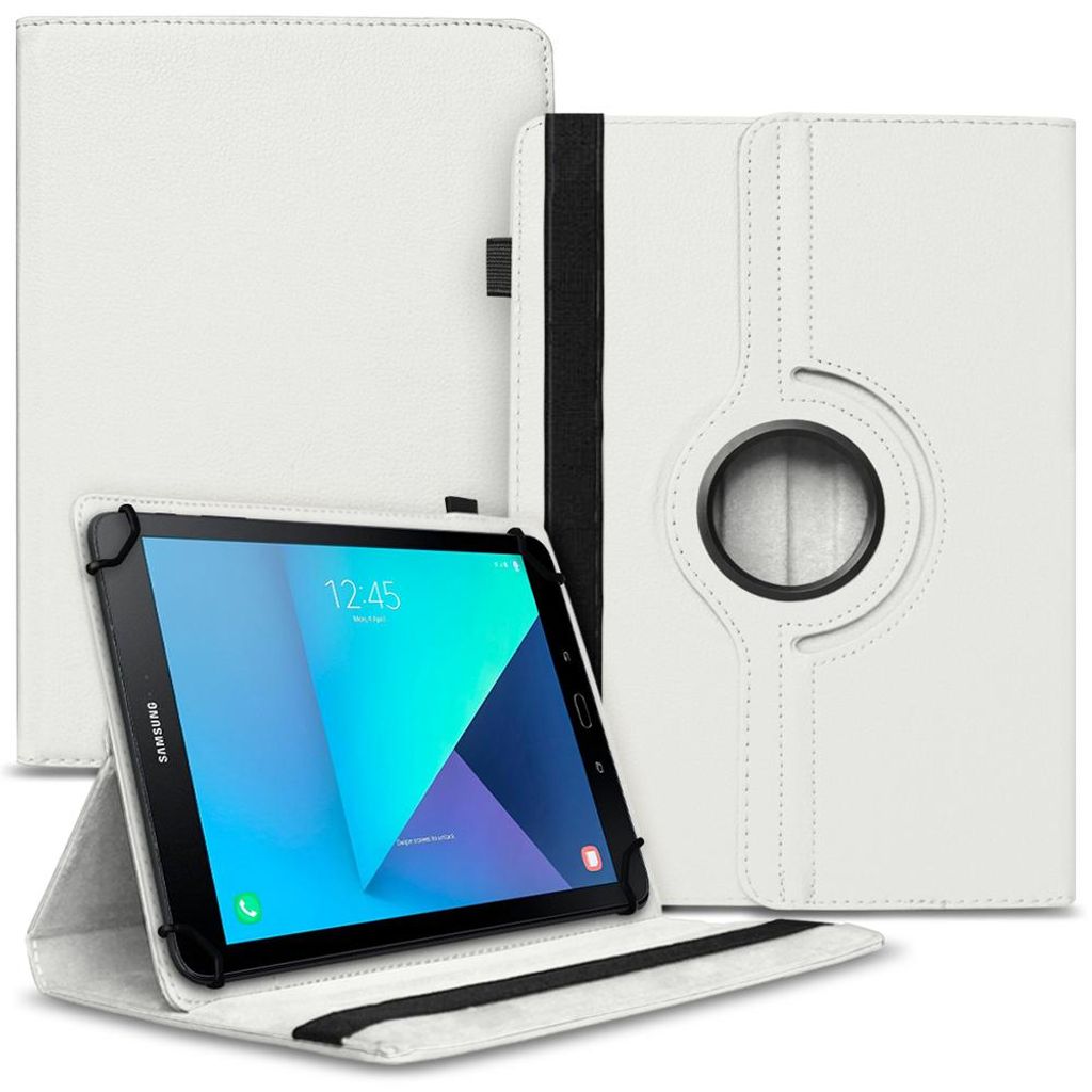Tablet Hülle für SAMSUNG Galaxy Tab S10 Lite Tasche Schutzhülle Case 360 CoverFarbe 360 Uni:Weiss