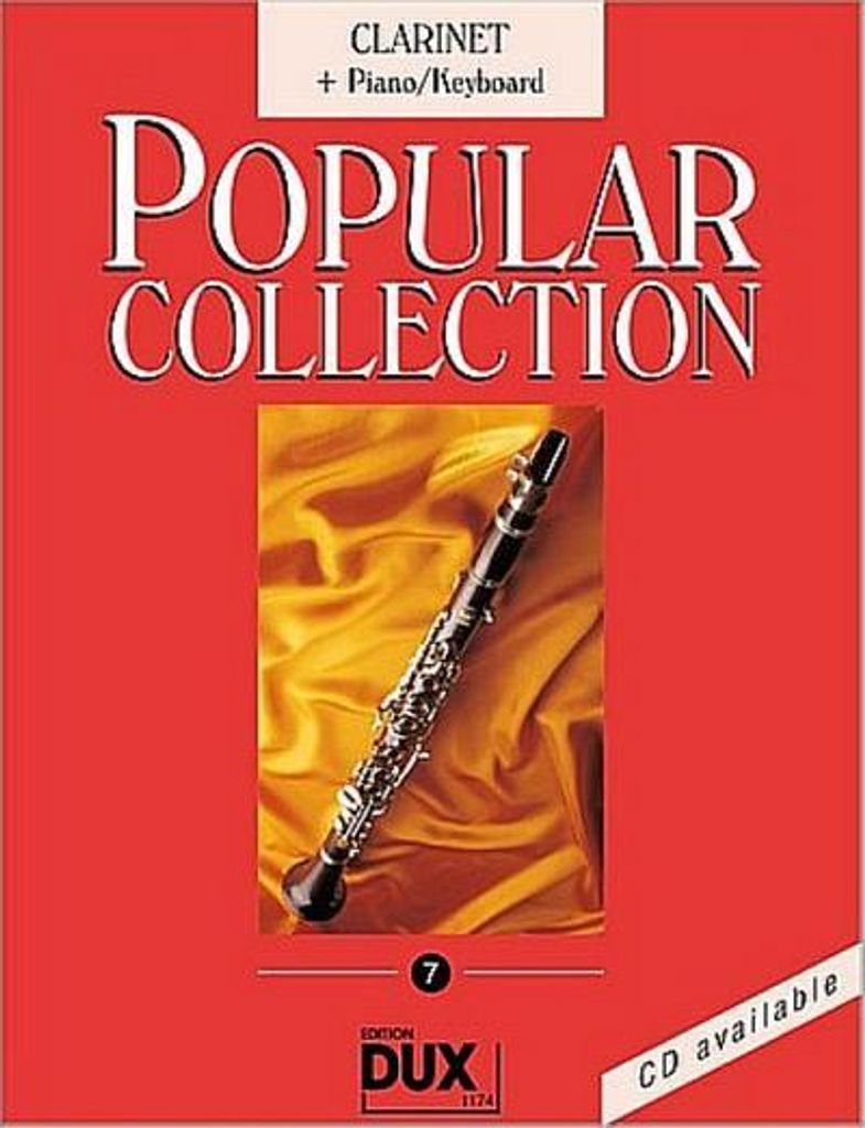 Popular Collection 7. Clarinet + Piano / Keyboard