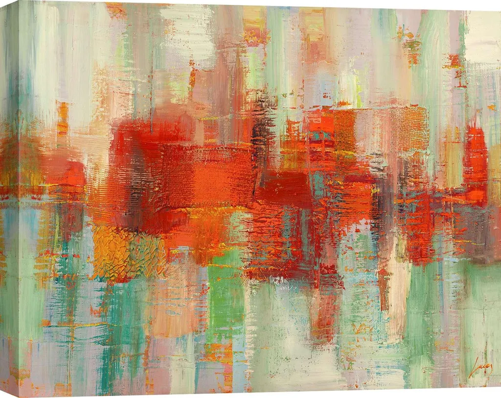 Tableau moderne Lucas : Impression sur toile Soleil et Mer 70 x 50 cm