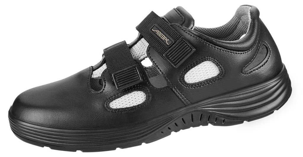 Abeba Sicherheitsschuhe x-light S1 Sandale schwarz CE SRC