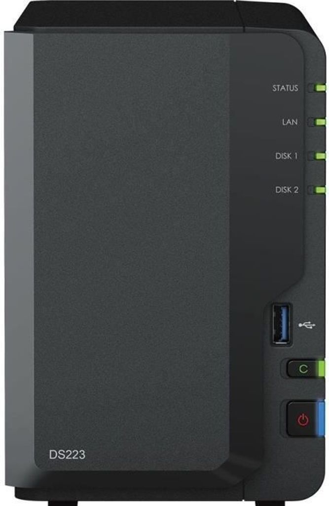 NAS Server Synology DS223, 2-Bay, Datenzentralisierung, Intuitive Organisation, Sichere Freigabe