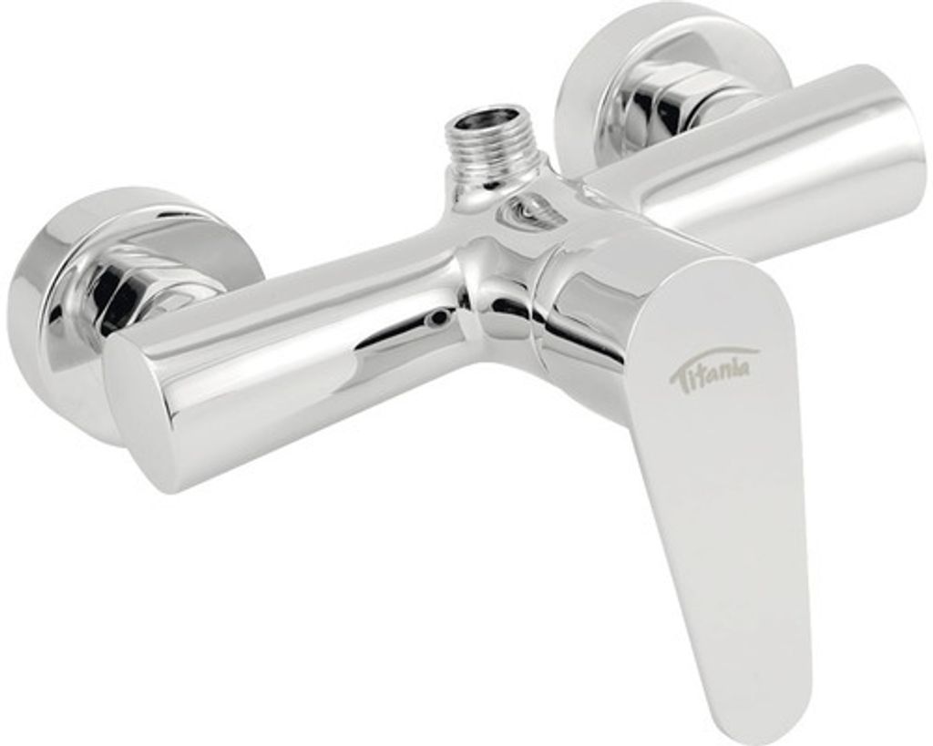 Duscharmatur mit oberem Abgang, 150 mm, Titania Fresh Chrom Produktbild 