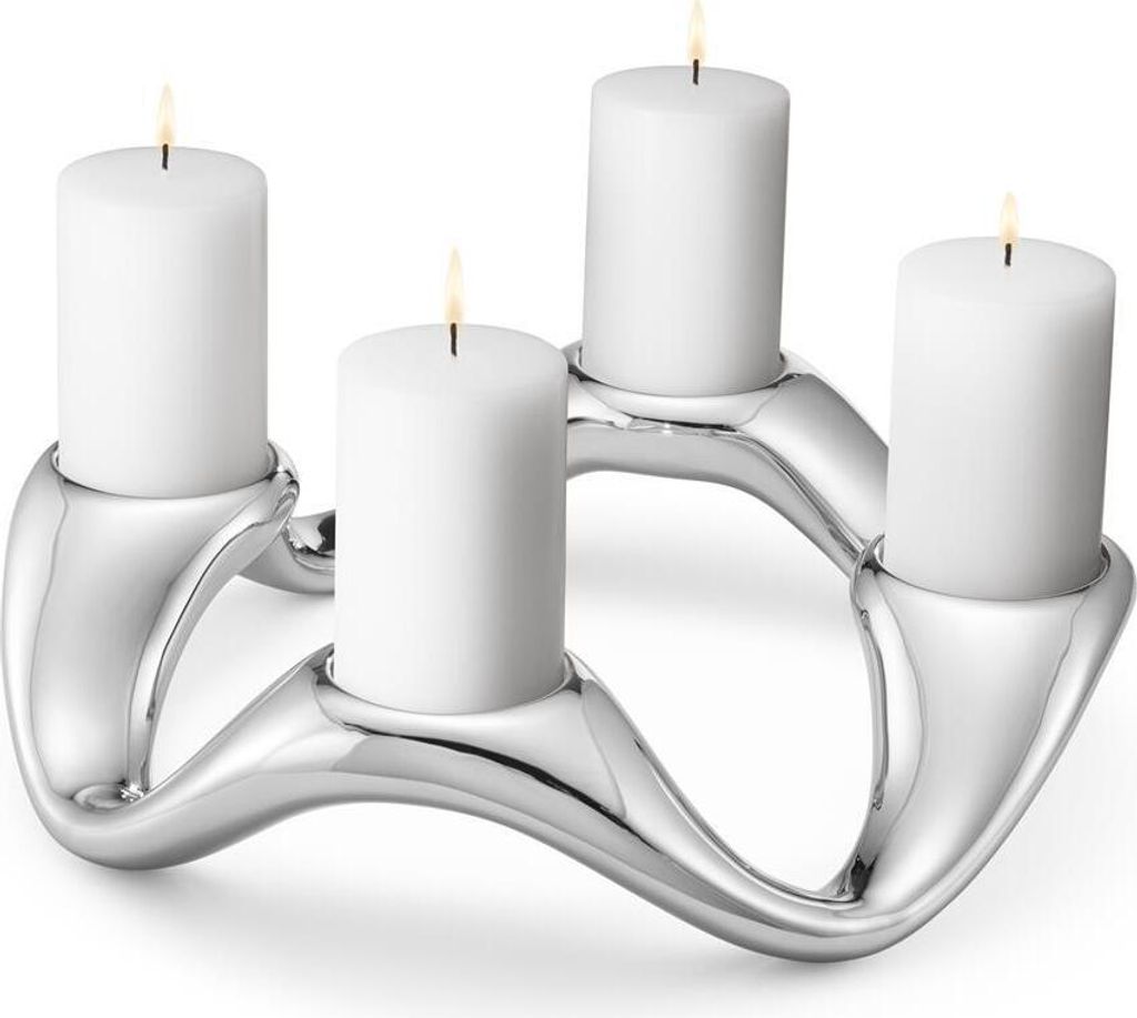 Georg Jensen - Cobra Kerzenhalter, glänzend Produktbild 2
