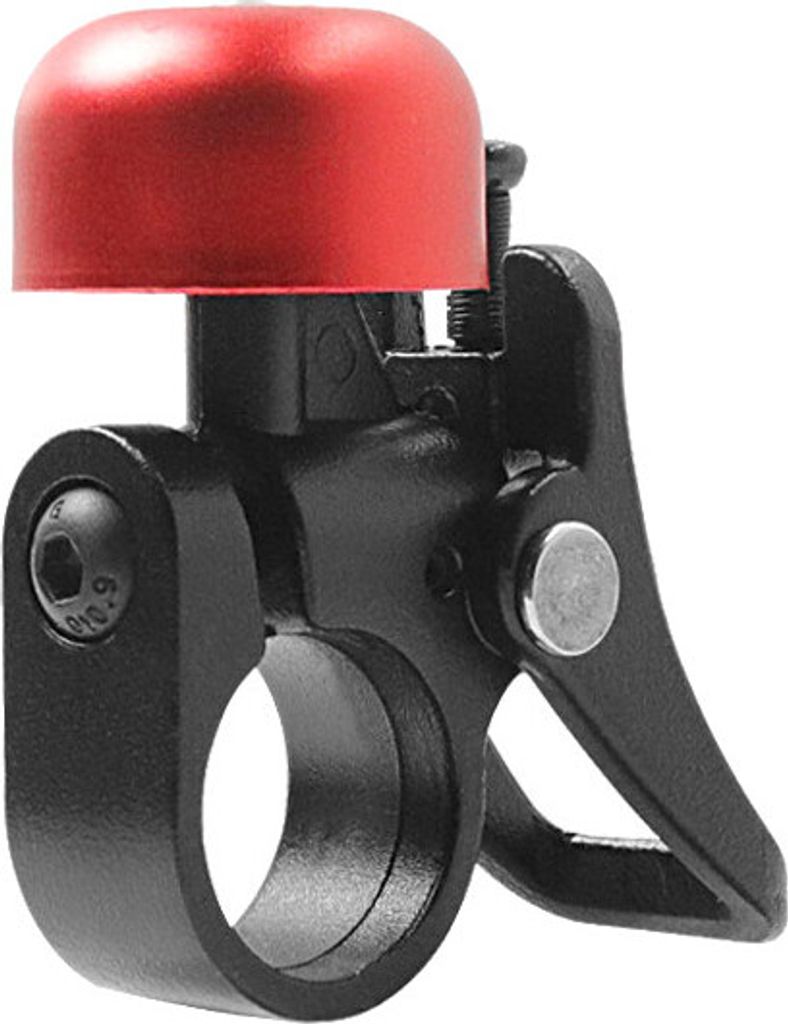 Klingel Lenkerhalterung für Xiaomi M187 / M365 / M365 pro / pro 2 / 1S / Essential Roller - Farbe Rot-Schwarz