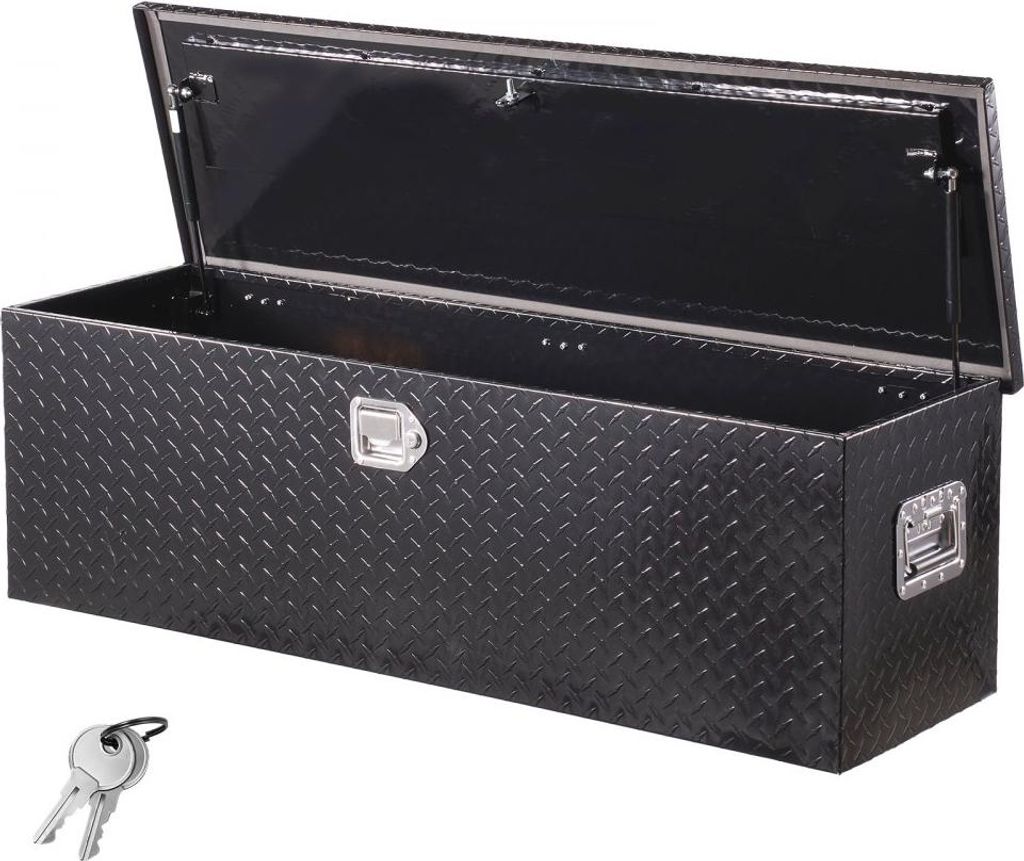 Aluminium Werkzeugkasten 1244,6x381x381mm - Ideal für Anhänger Ladeflächen - Robuster Aufbewahrungskasten für Werkzeuge