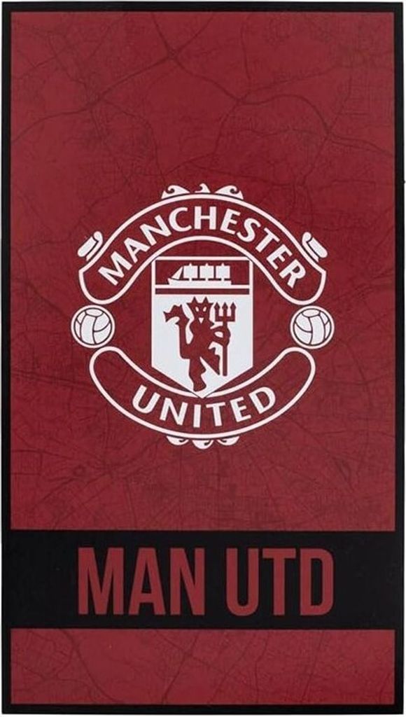 Manchester United FC - Serviette de bain "Identity" BS4627 Image du produit 