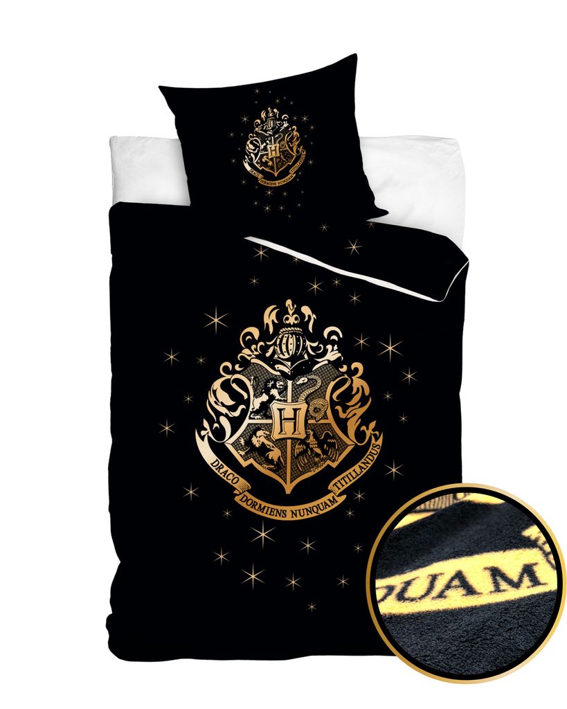 Bettwäsche Harry Potter Hogwarts 135x200 + 80x80 cm, Winter Produktbild 3