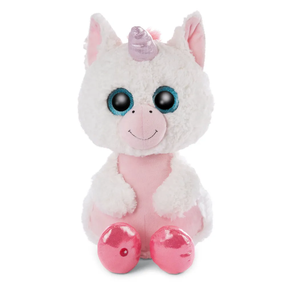 Peluche Licorne Milky-Fee Glubschis 45cm : Yeux Brillants et Fourrure Douce