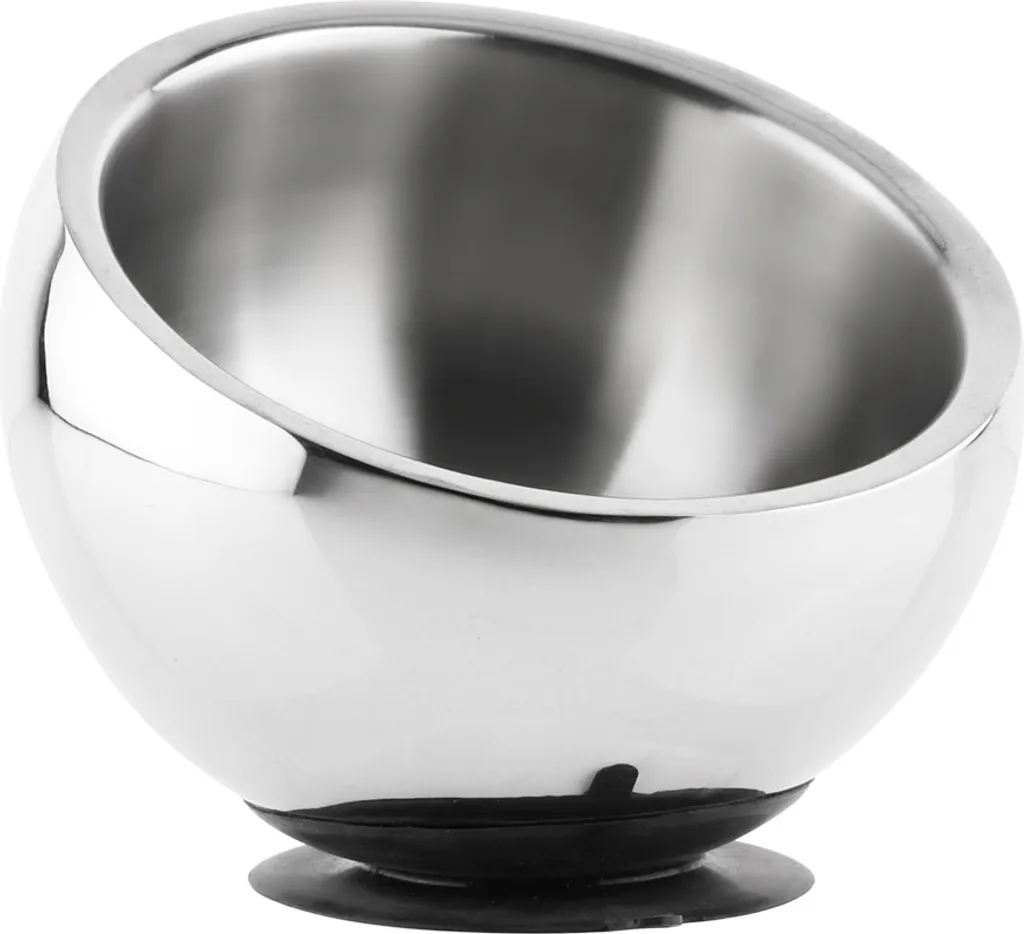 Ciotola in acciaio inox "GOLYO" a doppia parete, con ventosa Ø 18,5 x 15 cm; circa 780 ml