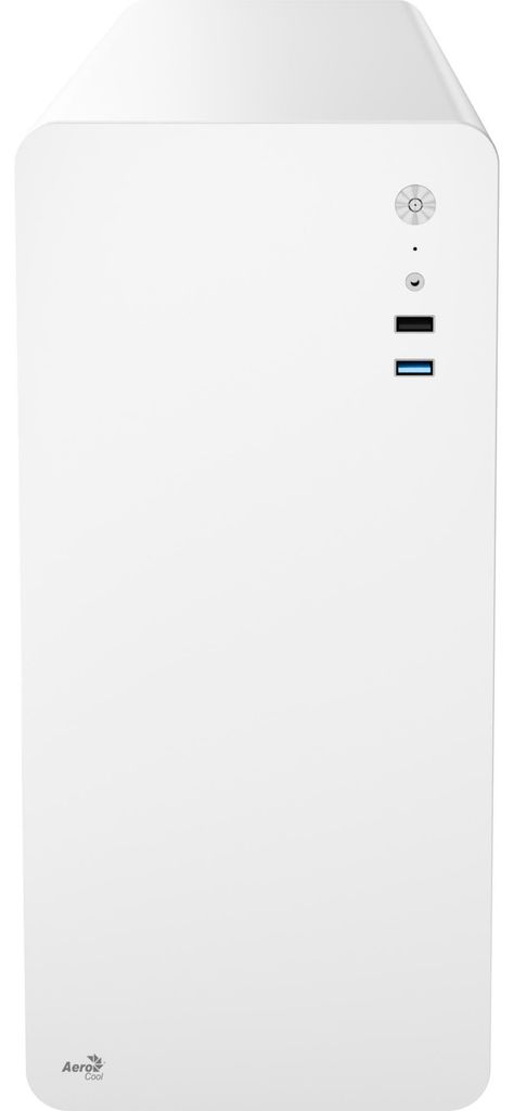 Aerocool CS110, Mini Tower, PC, Weiß, micro ATX, Mini-ITX, SPCC, Stahl, Heimbüro