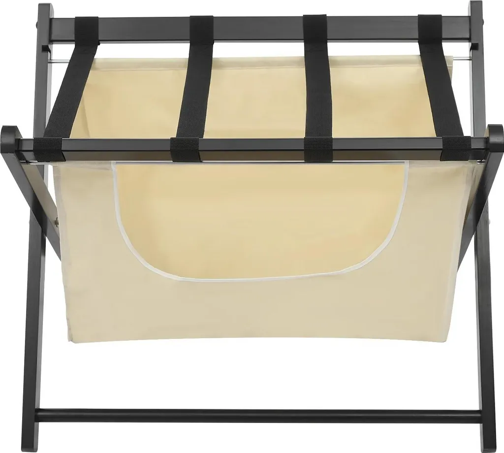 Porte-bagages gain de place pour invités, pliable avec rangement
