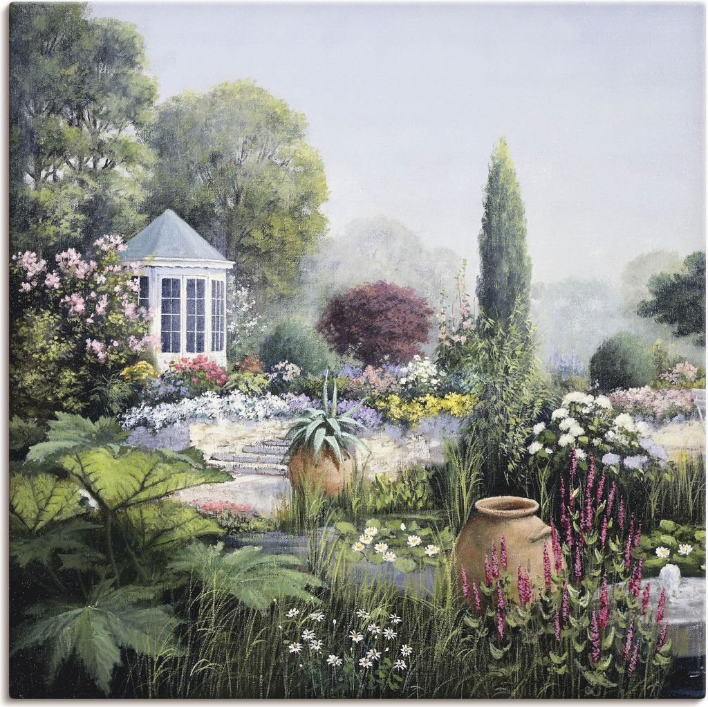 ARTland Leinwandbild Paradies I Größe: 100x100 cm