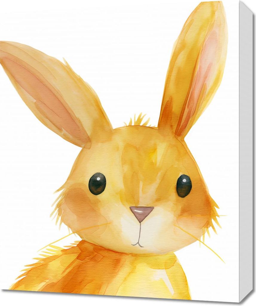Bild 50x60cm Süßer Hase