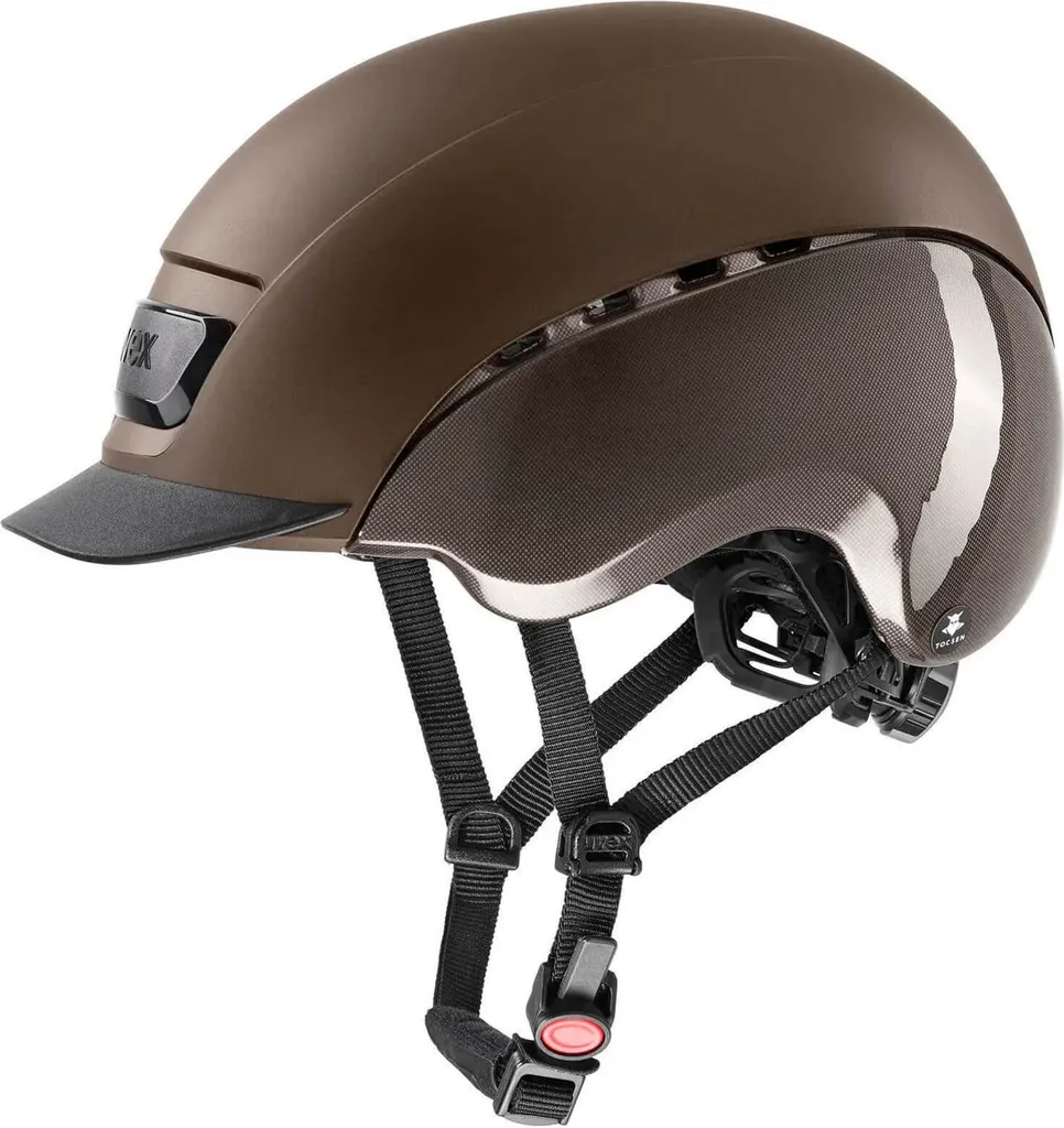 UVEX Elexxion Tocsen Mocca 59 : casque avec détection de chute intégrée