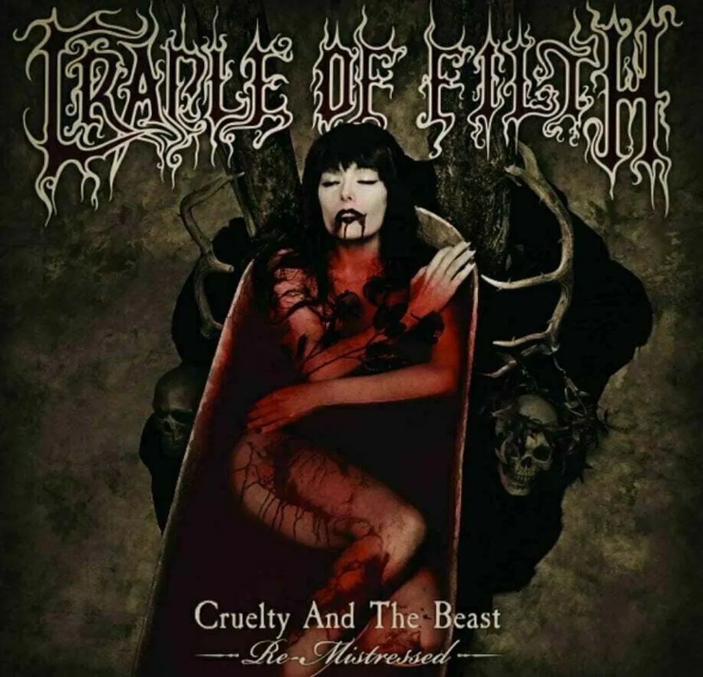 Cradle Of Filth Cruelty and the Beast Remastered Double Vinyle Rouge LP