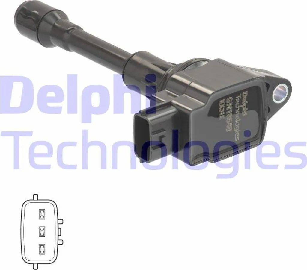 Bobina Accensione DELPHI GN10648-12B1 per Nissan Micra K13 OE 224481HC0A