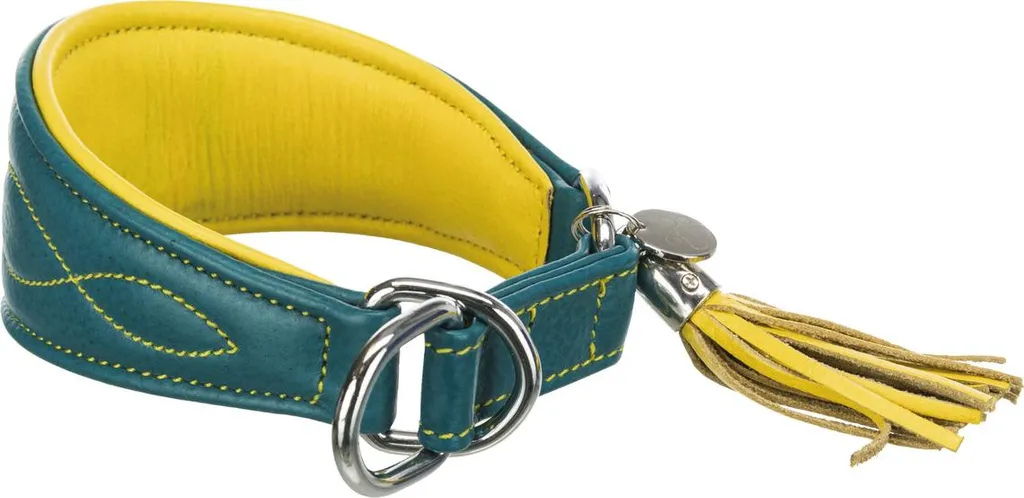 Collare Professionale Levrieri Trixie ACTIVE Comfort - Pelle Gialla