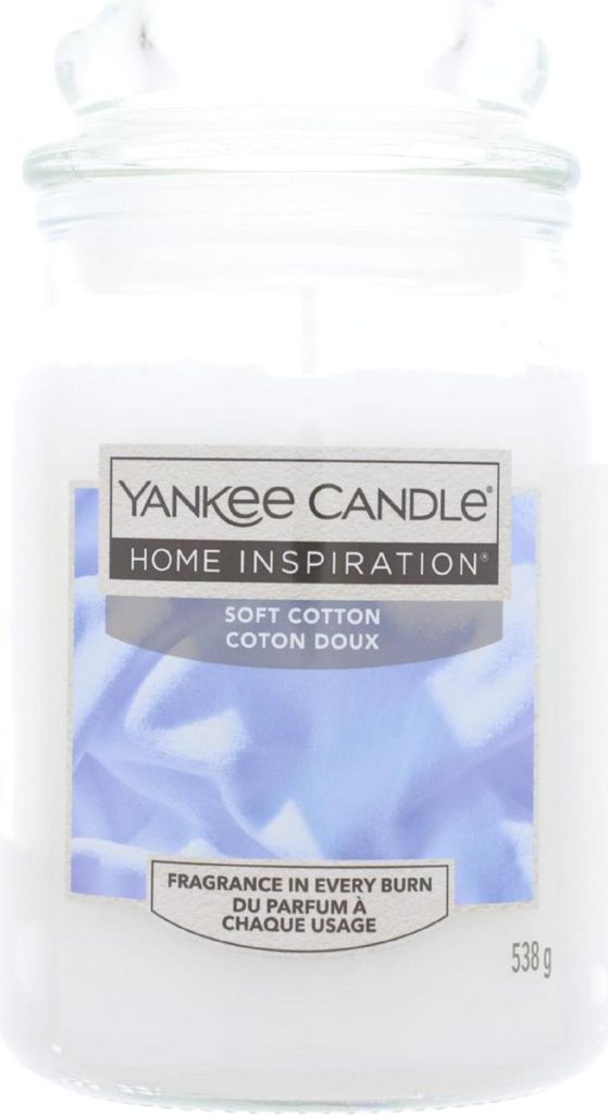 Vonná svíčka Home Inspiration velká Soft Bavlna 538 g Obrázek produktu 