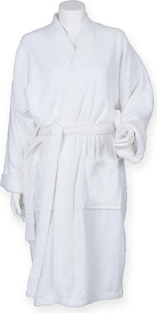 Offerta Accappatoio Bianco Towel City TC021 - S/M Cotone 400gsm