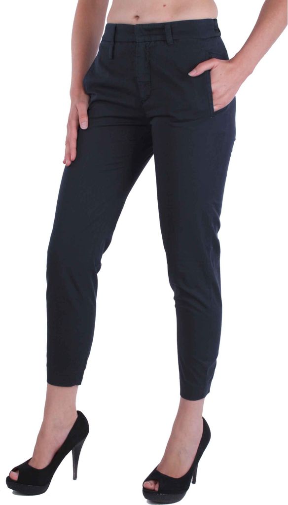 Prada Damen Hose Capri Skinny 7/8 Chino Blau, Beige Gr. 36 - 46 #27