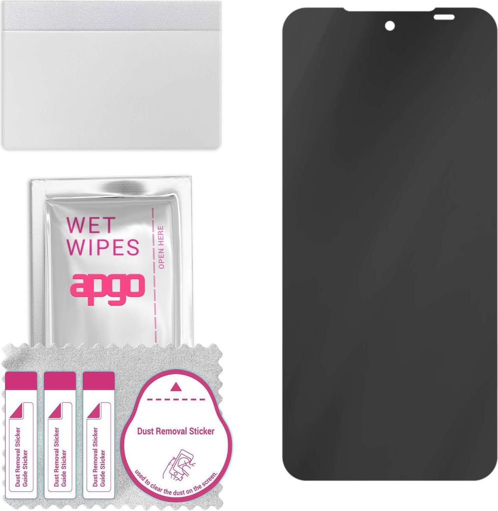 apgo Hybrid Privacy Schutzglas, Matt, kompatibel mit Ulefone Armor 12s, Anti-Spy, toller Ersatz für Hartglas, kratzfester Displayschutzglas, Displ...