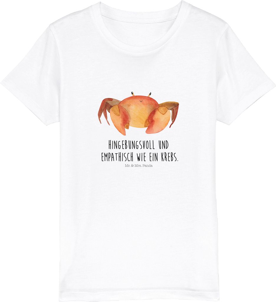 Mr. & Mrs. Panda Kleinkinder T-Shirt Sternzeichen Krebs 3-4 Produktbild 