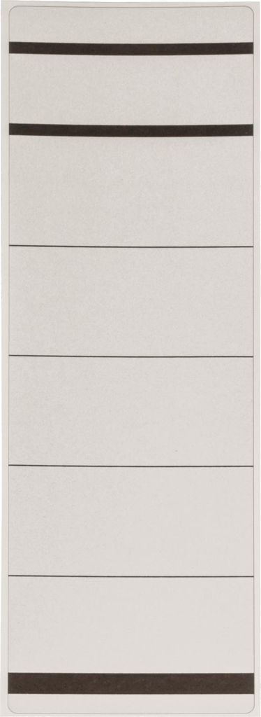 Ordneretikett E-712286 00 breit/kurz selbstklebend Papier weiß 10 Stück Packung mit 10 Stück