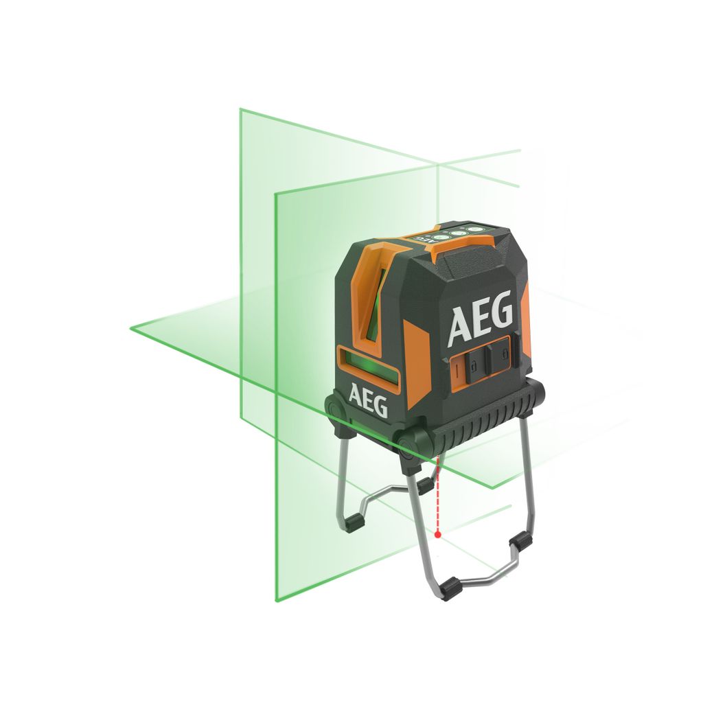 AEG CLG330-K Laser à lignes vertes avec laser à point, Image du produit 