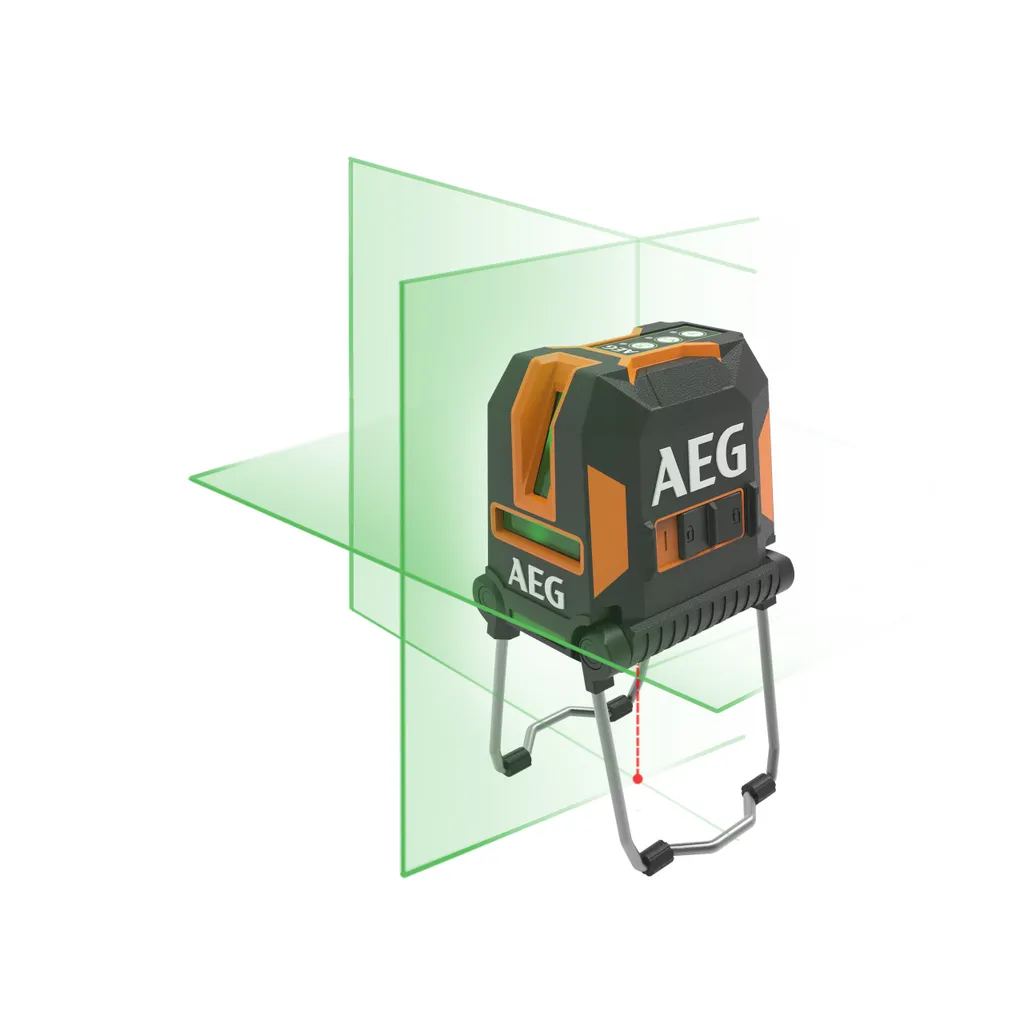 Laser à lignes vertes AEG CLG330-K avec point laser portée 30m 4935472255