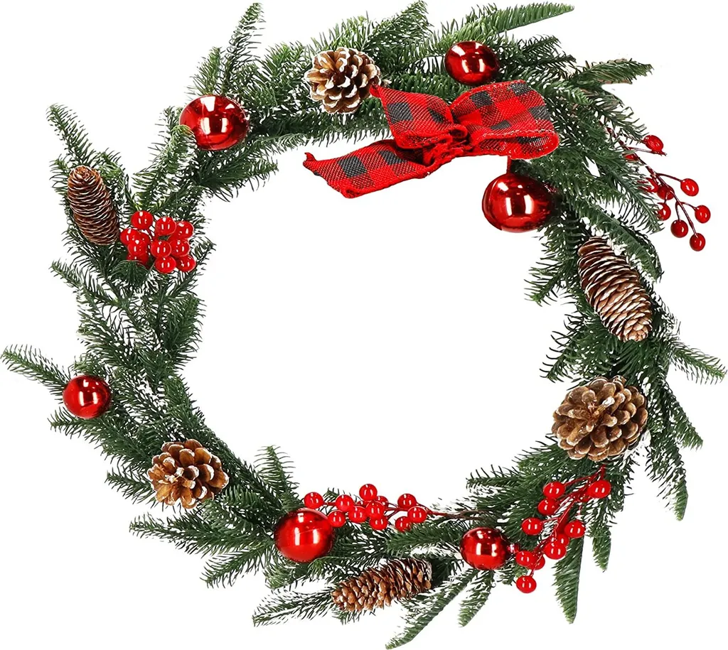Guirlande Décorative 150 cm pour Cheminée et Escalier Style Hiver