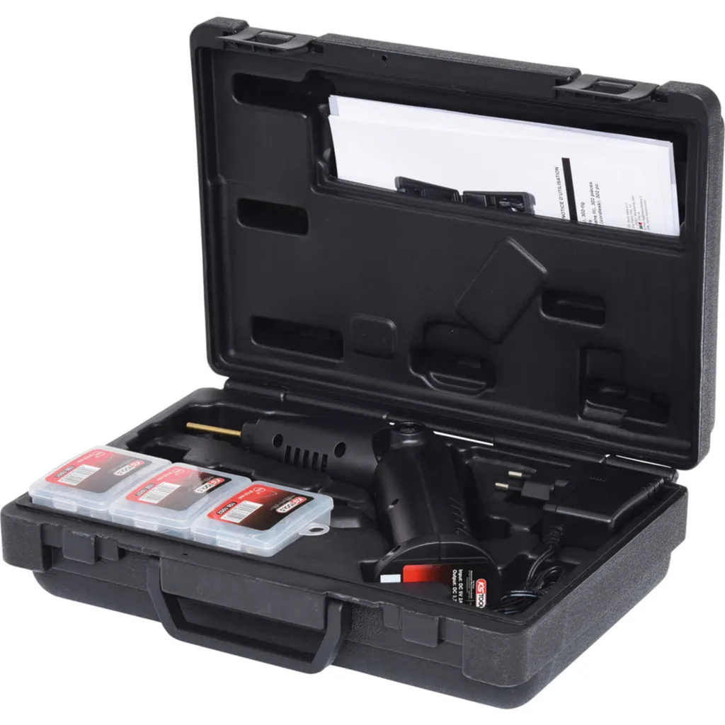Appareil de Soudage Plastique KS-Tools 150.1035 avec Agrafes 0,6-0,8 mm