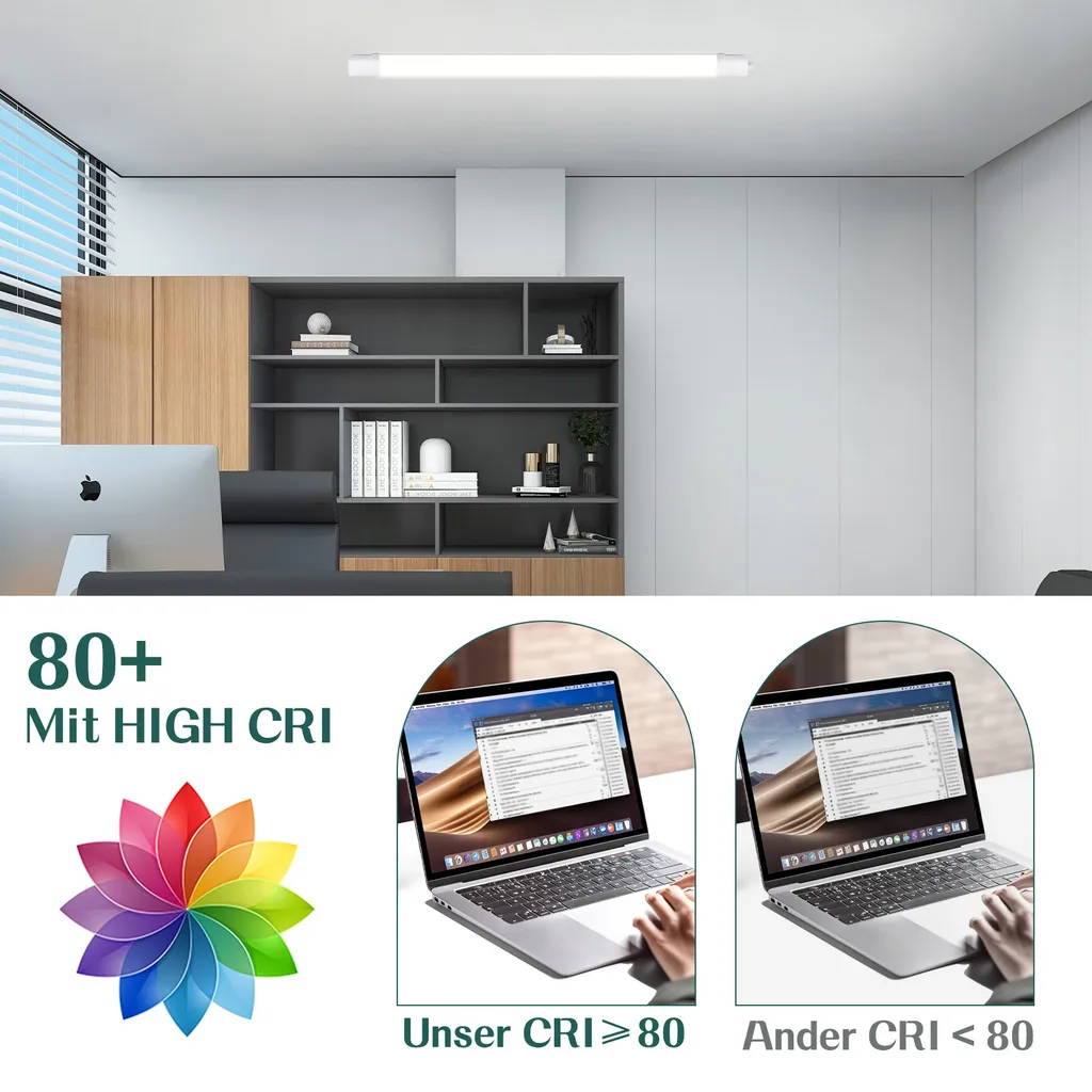 ZMH 24W Lampada LED Impermeabile 90cm - Offerta Illuminazione - 4