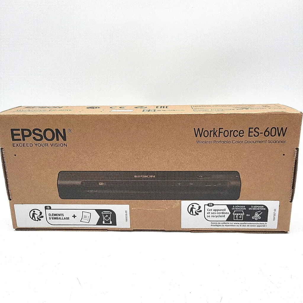 Scanner Portable A4 Epson ES-60W Wi-Fi - Numériseur de Documents Compact - 9