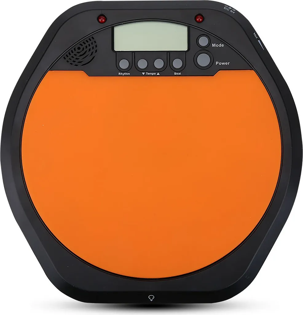 Métronome de batterie électronique portable pour pratique du rythme 10'' - 2