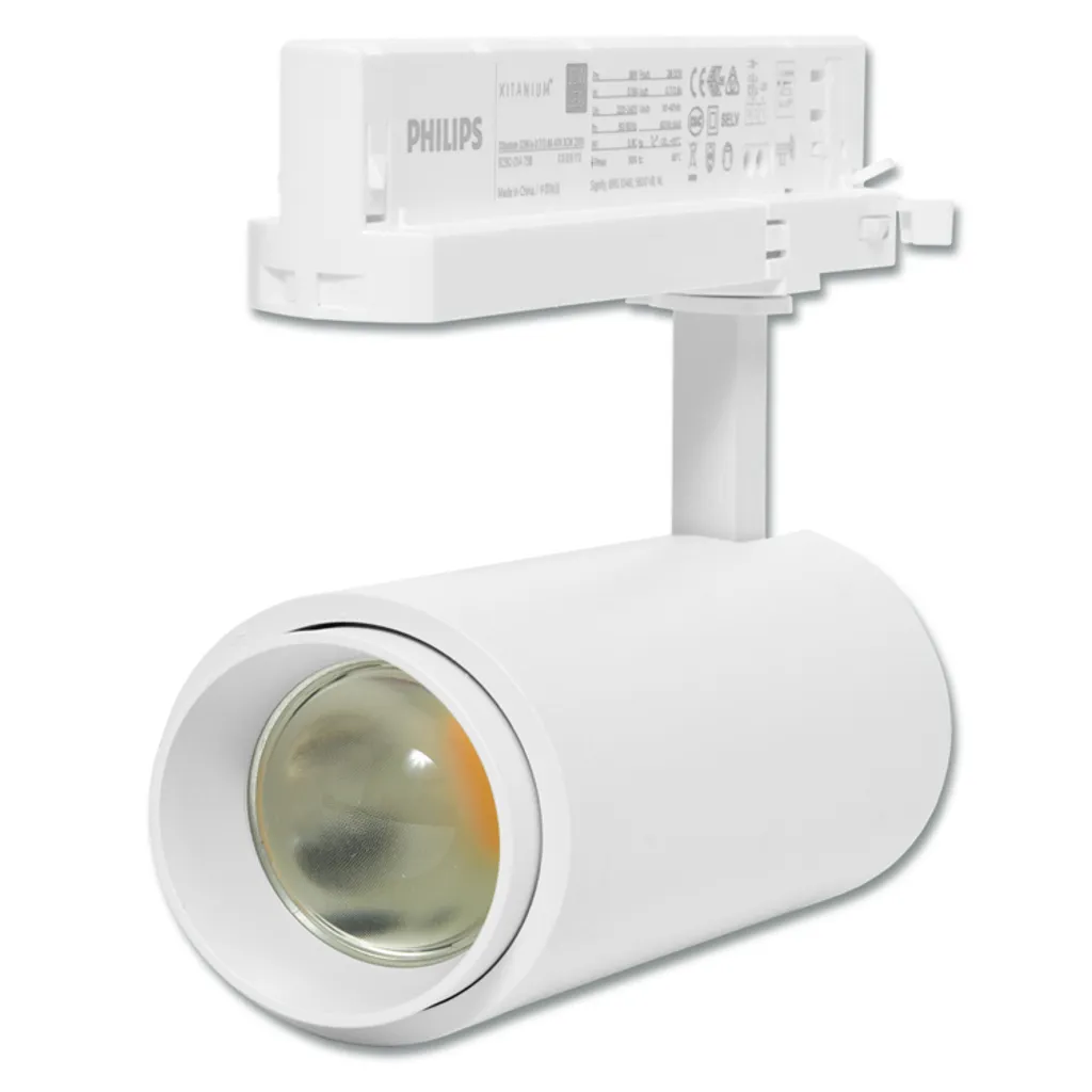 Spot LED 30W Blanc Ecolite : Solution Éclairage Rail Sans Scintillement