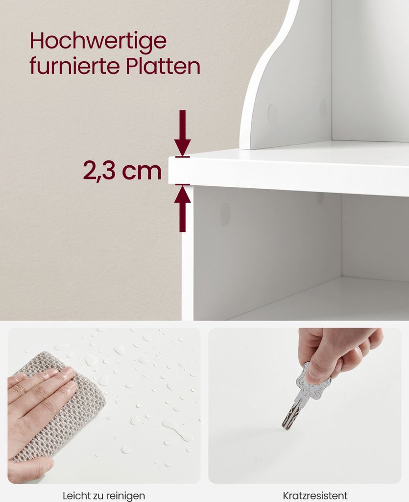 VASAGLE Garderobenständer mit Schuhbank, Garderobe, Produktbild 11