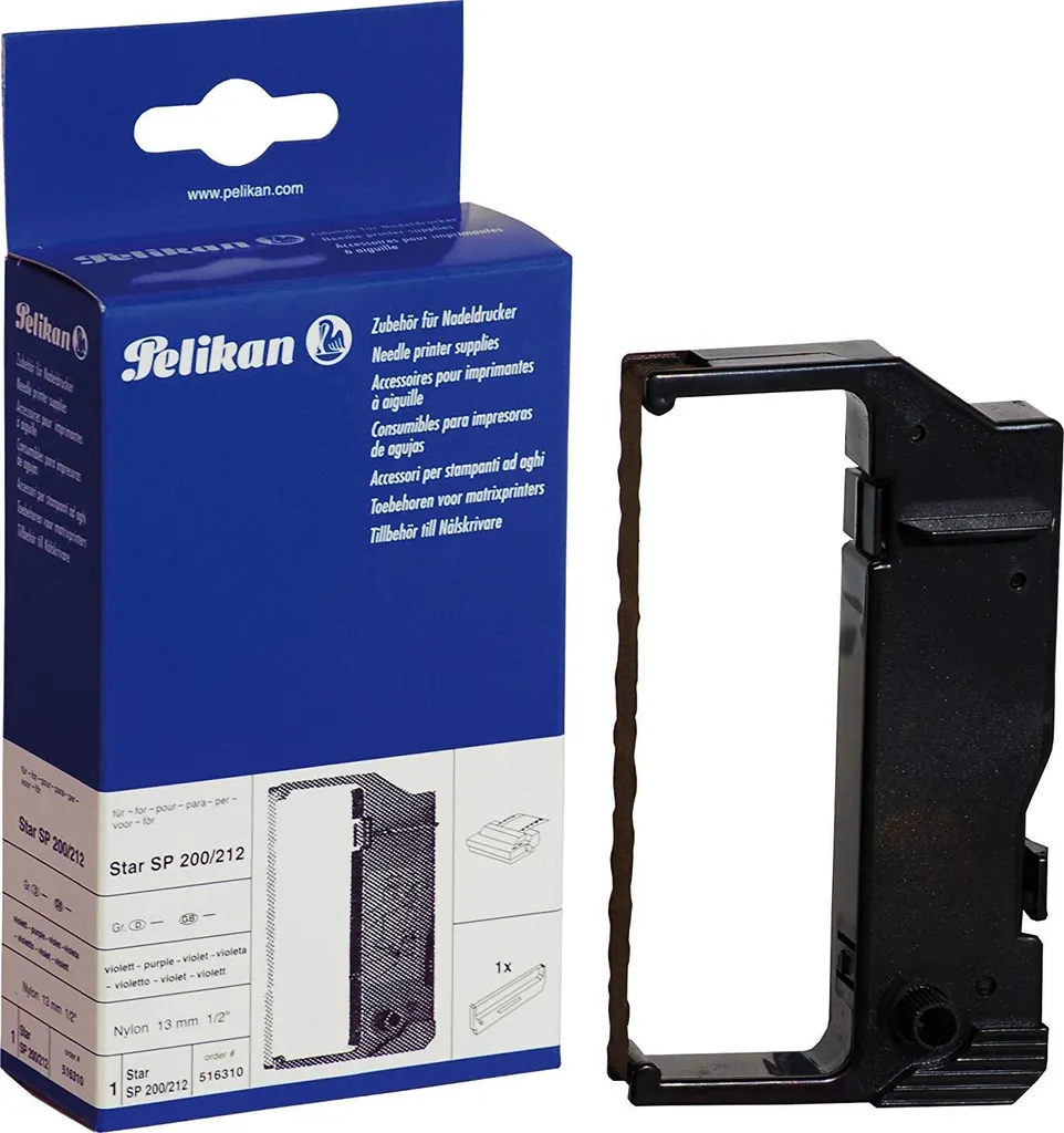 Pelikan 516310 Nastro - Viola - Stampa a matrice di punti