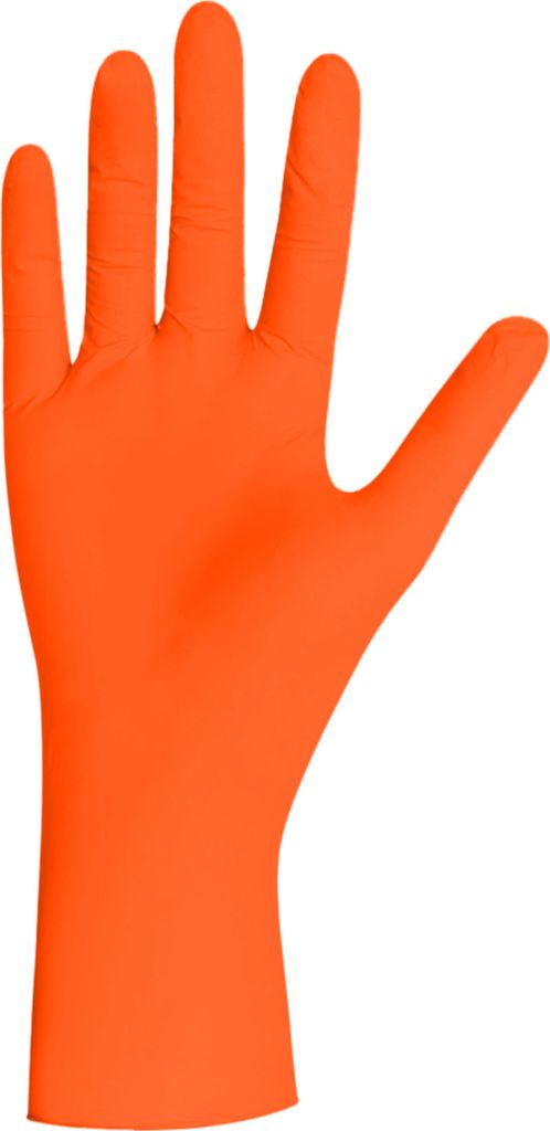 1000 Unigloves Orange Pearl Nitrilhandschuhe - orange - Gr. M - Einmalhandschuhe