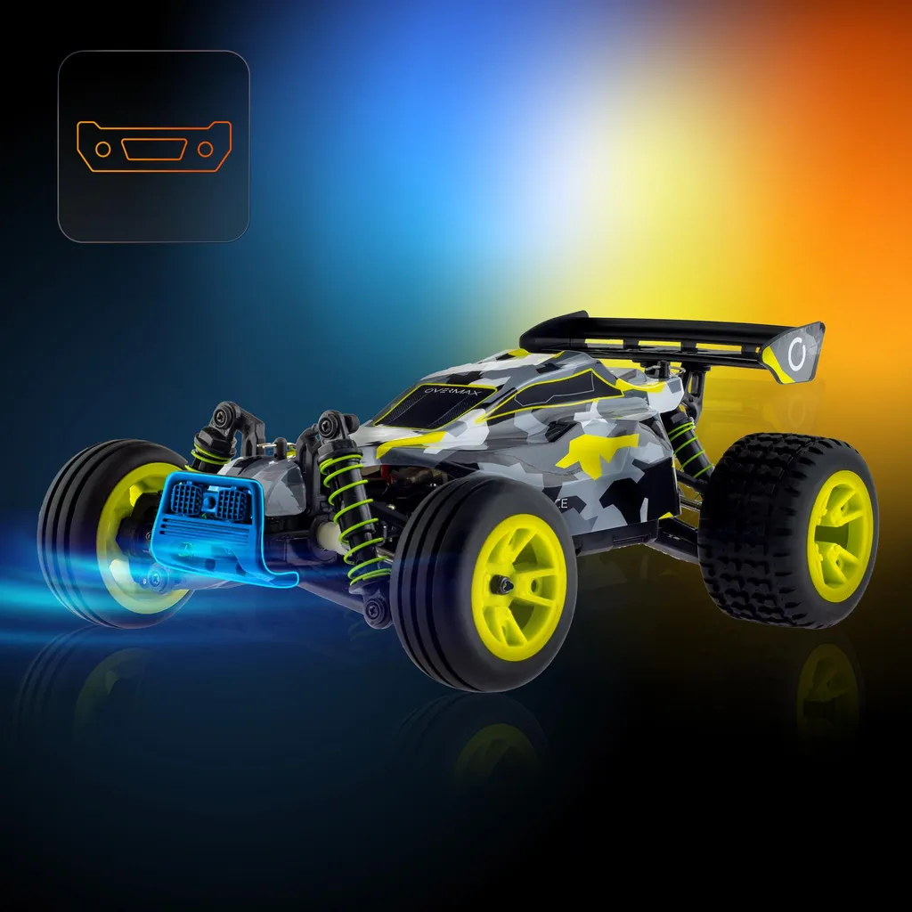 Voiture Télécommandée Tout-Terrain RC Buggy Rapide 45km/h Overmax X-Pace - 23