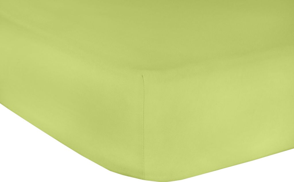 Mr.Sandman Elasthan Classic Topper Spannbetttuch Kiwi 200x200-210cm 220g/m²
