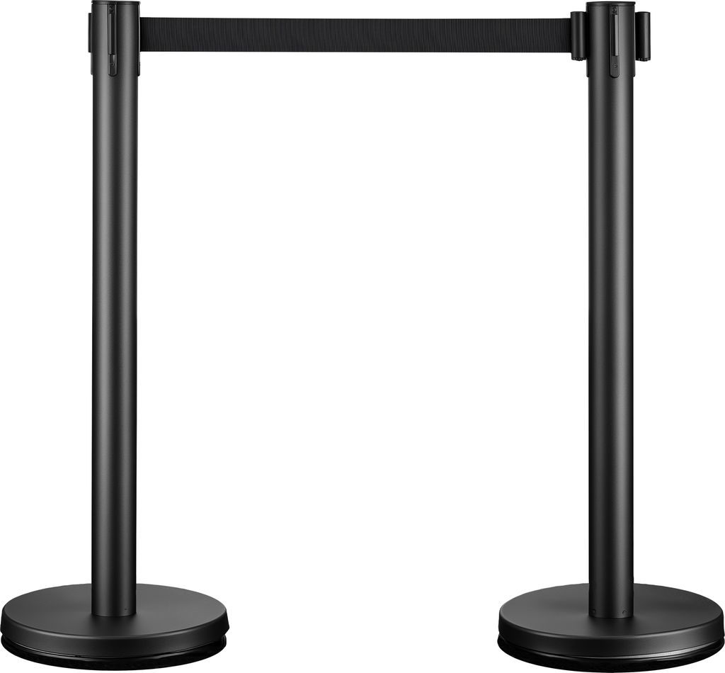 Mobilne słupki odgradzające Wiltec 32 x 7 x 90 cm w kolorze Zdjęcie produktu 