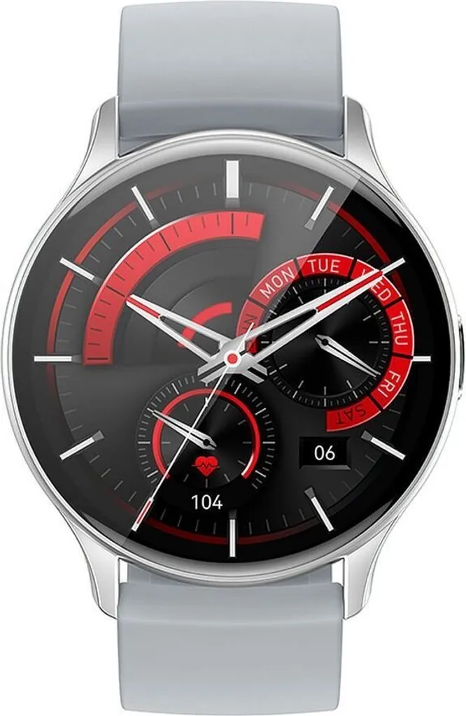 Smartwatch HOCO Y15 Écran AMOLED Argenté avec Micro et Haut-parleur Haute Fidélité
